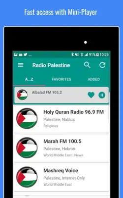 Radio Palestine 🇵🇸 📻 android App screenshot 2