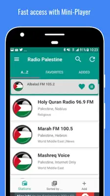 Radio Palestine 🇵🇸 📻 android App screenshot 5